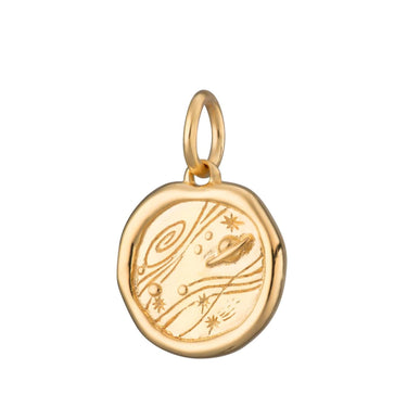 Gold Plated Manifest Trust Charm | Manifest Charm Jewellery | Lily Charmed