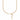 Gold Plated Twisted Rope Chain Necklace by Lily Charmed