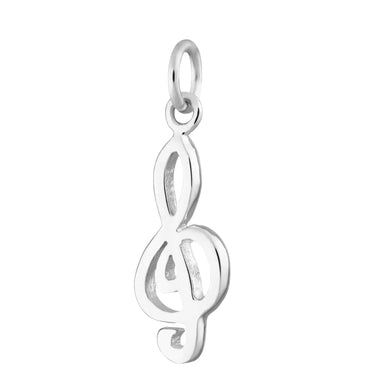Silver Treble Clef Charm - Lily Charmed