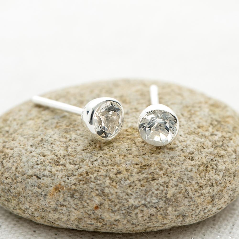 April Birthstone Earrings