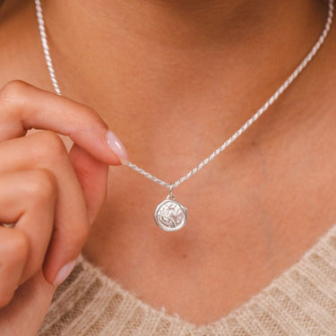 Silver Manifest Magic Charm Necklace | Manifesting Pendant